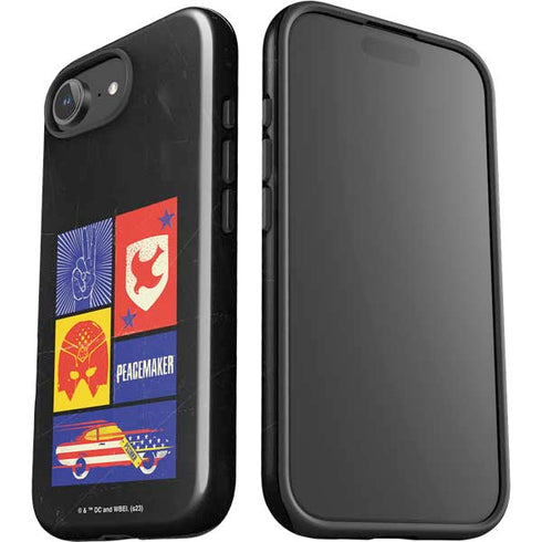 DC Comics Peacemaker Collage iPhone 16e Impact Case
