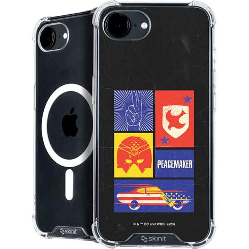 DC Comics Peacemaker Collage iPhone 16e MagSafe Case