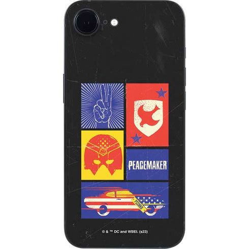 DC Comics Peacemaker Collage iPhone 16e Skin