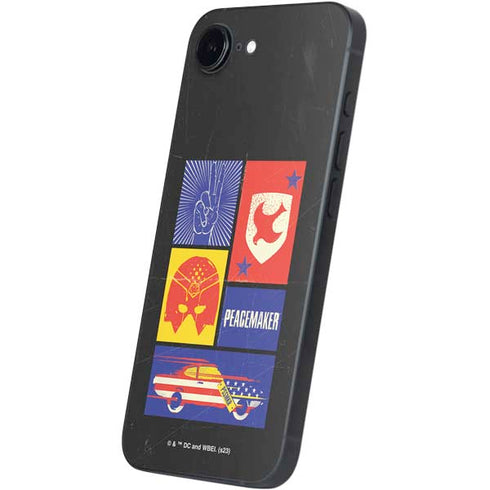 DC Comics Peacemaker Collage iPhone 16e Skin
