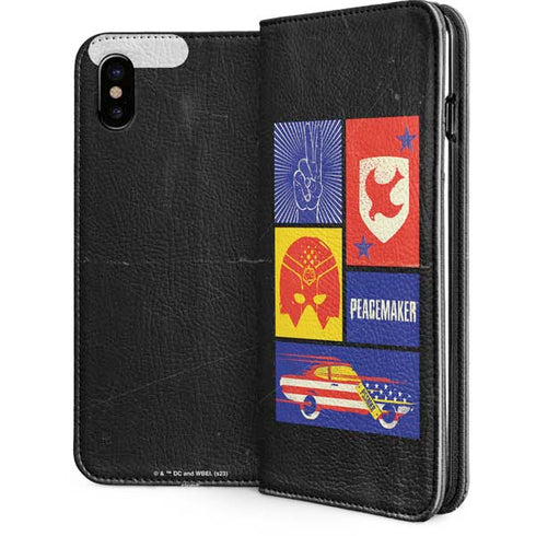 DC Comics Peacemaker Collage iPhone 8 Folio Case