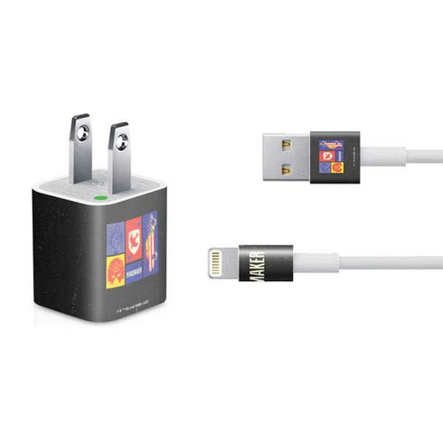 DC Comics Peacemaker Collage iPhone Charger (5W USB) Skin