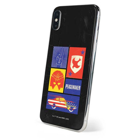 DC Comics Peacemaker Collage iPhone X Skin