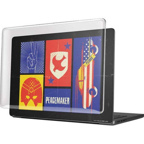 DC Comics Peacemaker Collage MacBook Pro 14in (2021-24) Case plus Skin
