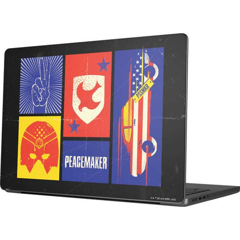 DC Comics Peacemaker Collage MacBook Pro 14in (2021-24) Skin