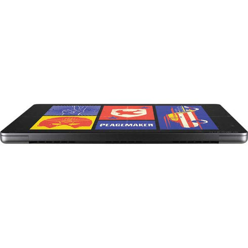 DC Comics Peacemaker Collage MacBook Pro 14in (2021-24) Skin