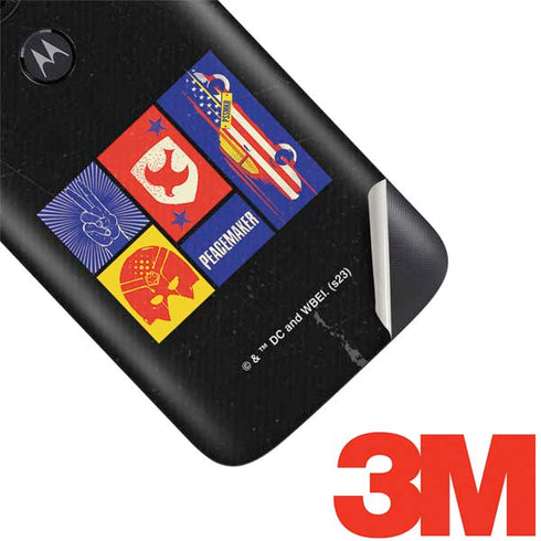 DC Comics Peacemaker Collage Moto E5 Play Skin