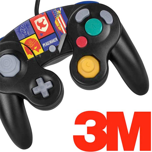 DC Comics Peacemaker Collage Nintendo GameCube Controller Skin