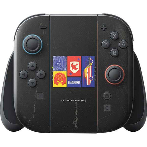 DC Comics Peacemaker Collage Nintendo Switch 2 (2025) with Joy-Con Skin