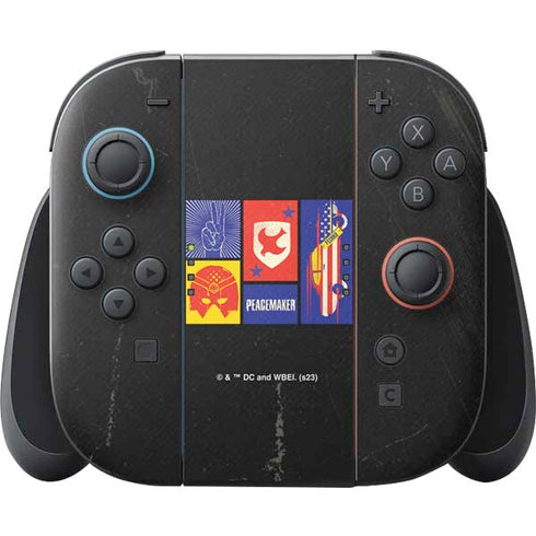 DC Comics Peacemaker Collage Nintendo Skins