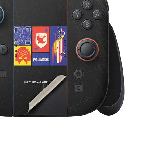 DC Comics Peacemaker Collage Nintendo Switch 2 (2025) Joy-Con Controller Skin