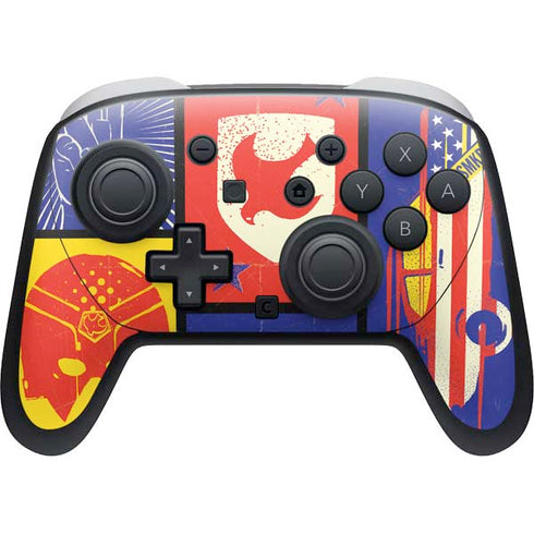 DC Comics Peacemaker Collage Nintendo Switch 2 (2025) Pro Controller Skin