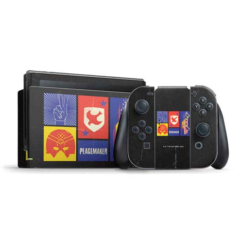 DC Comics Peacemaker Collage Nintendo Switch Bundle Skin