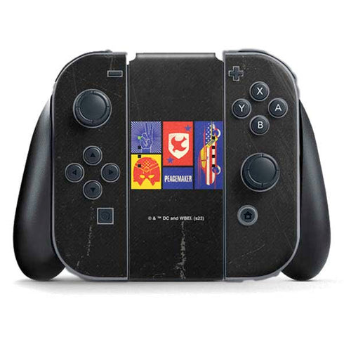 DC Comics Peacemaker Collage Nintendo Skins