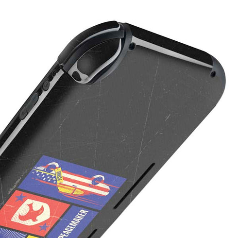 DC Comics Peacemaker Collage Nintendo Switch Lite Skin