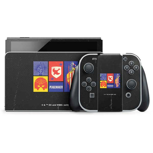 DC Comics Peacemaker Collage Nintendo Skins