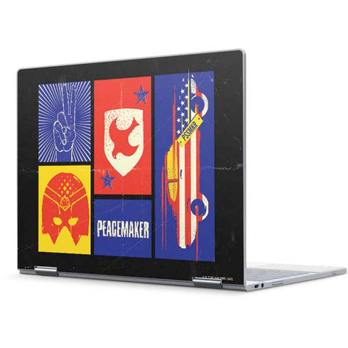 DC Comics Peacemaker Collage Pixelbook Skin