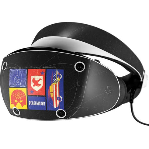 DC Comics Peacemaker Collage PlayStation VR2 Skin