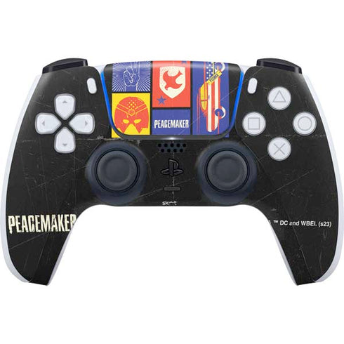 DC Comics Peacemaker Collage PlayStation PS5 Skins