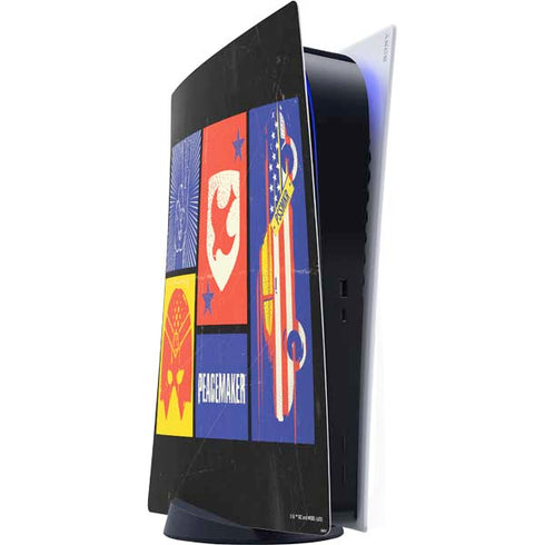 DC Comics Peacemaker Collage PS5 Digital Edition Console Skin