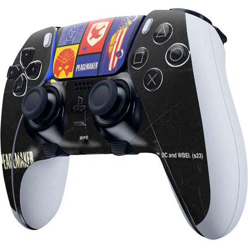 DC Comics Peacemaker Collage PS5 DualSense Edge Pro Controller Skin