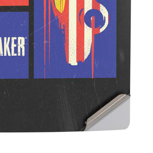 DC Comics Peacemaker Collage PS5 Pro Disk Console Skin