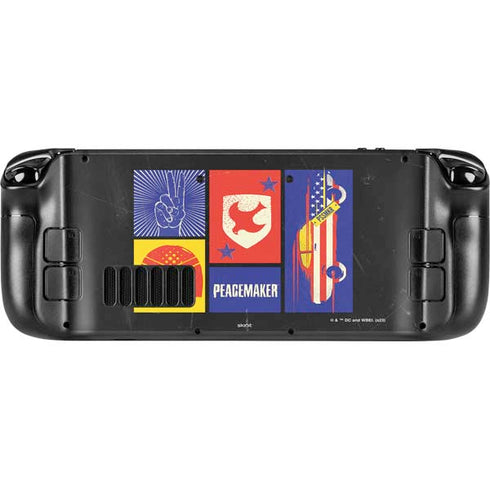DC Comics Peacemaker Collage Steam Deck Handheld Gaming Computer Skin