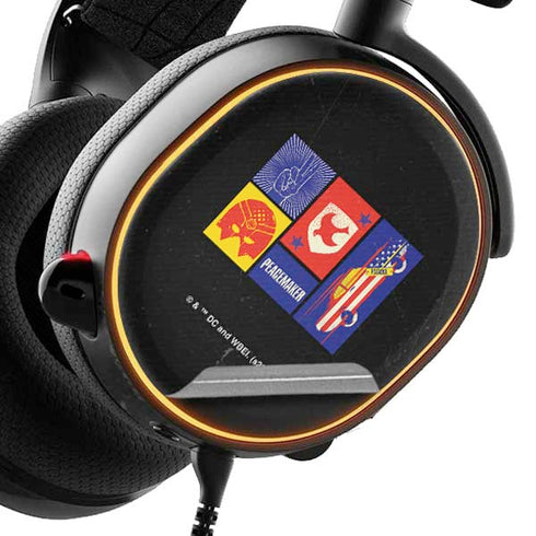 DC Comics Peacemaker Collage SteelSeries Arctis 3 Skin