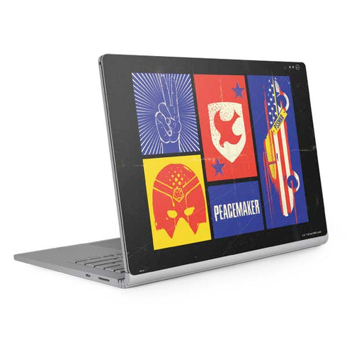 DC Comics Peacemaker Collage Surface Book 2 13.5in Skin