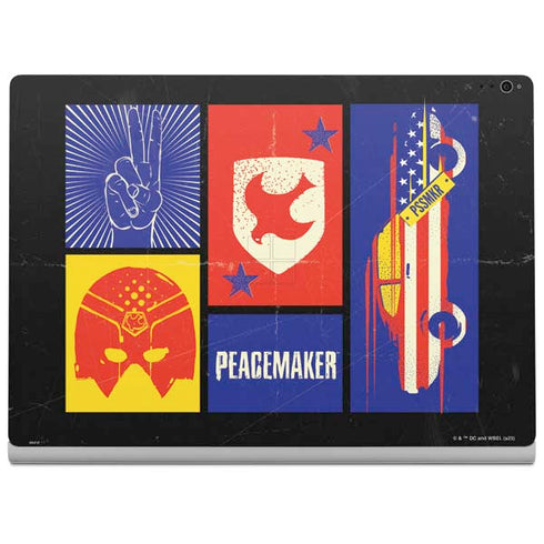 DC Comics Peacemaker Collage Surface Book 2 15in Skin