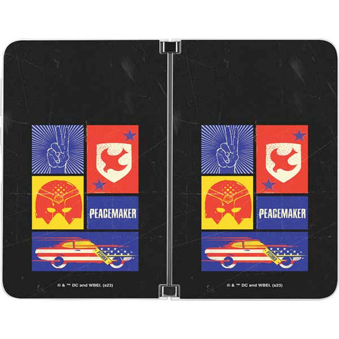 DC Comics Peacemaker Collage Surface Duo Skin