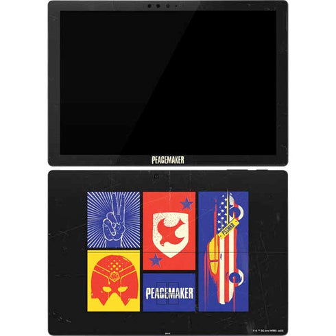DC Comics Peacemaker Collage Surface Pro 7 Skin