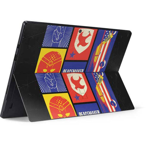 DC Comics Peacemaker Collage Surface Pro 7 Skin