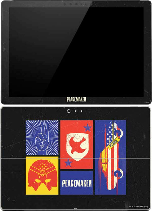 DC Comics Peacemaker Collage Surface Pro (2017) Skin