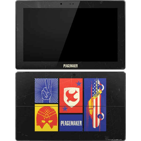 DC Comics Peacemaker Collage Surface Pro Tablet Skin