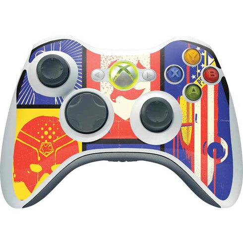 DC Comics Peacemaker Collage Xbox 360 Wireless Controller Skin