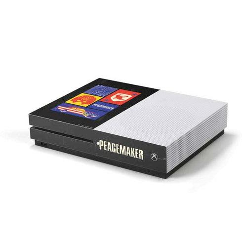 DC Comics Peacemaker Collage Xbox One S Console Skin