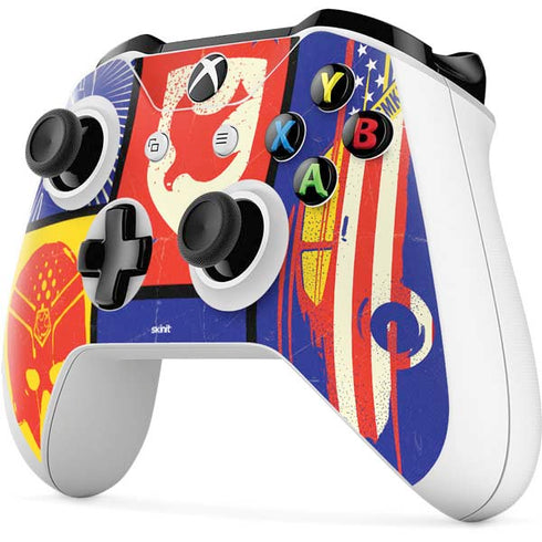 DC Comics Peacemaker Collage Xbox One S Controller Skin