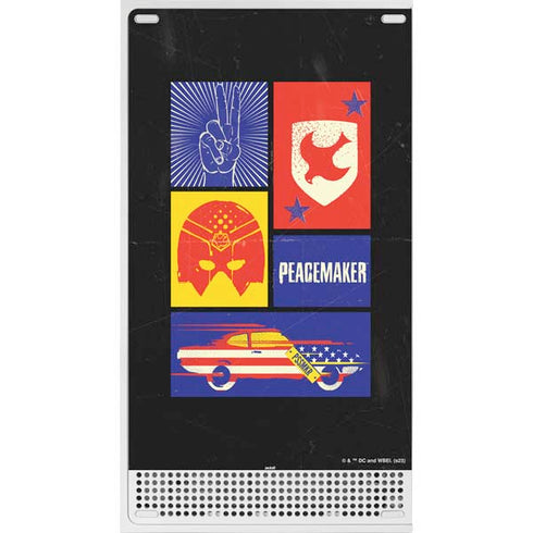 DC Comics Peacemaker Collage Xbox Series S Console Skin