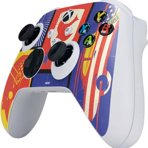 DC Comics Peacemaker Collage Xbox Series S Controller Skin