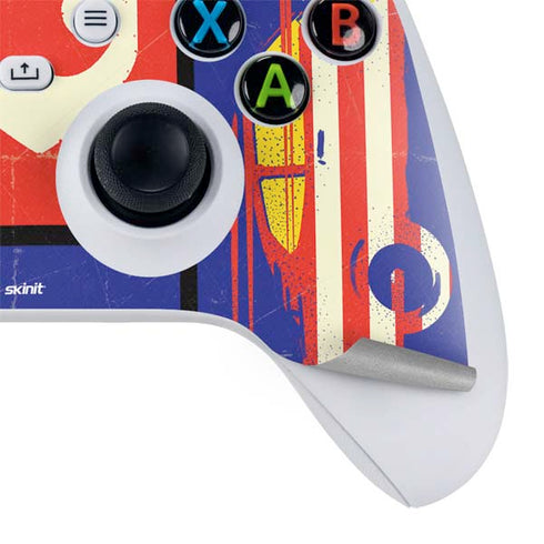 DC Comics Peacemaker Collage Xbox Series S Controller Skin