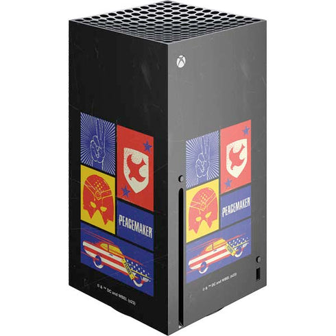 DC Comics Peacemaker Collage Xbox Series X Console Skin