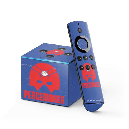 DC Comics Peacemaker Helmet Fire TV Cube Skin