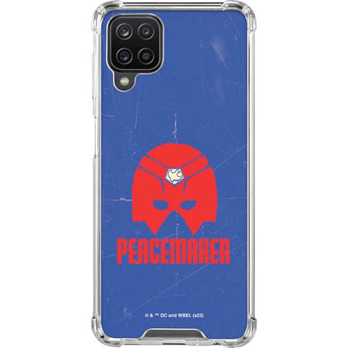 DC Comics Peacemaker Helmet Galaxy A12 Clear Case