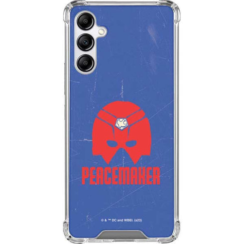 DC Comics Peacemaker Helmet Galaxy A14 5G Clear Case