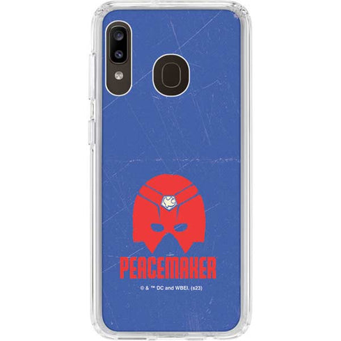 DC Comics Peacemaker Helmet Galaxy A20 Clear Case