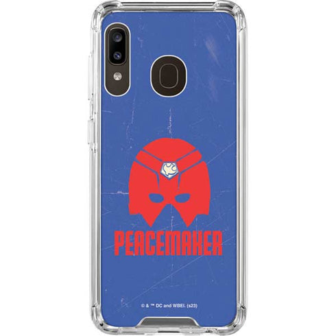 DC Comics Peacemaker Helmet Galaxy A30 Clear Case