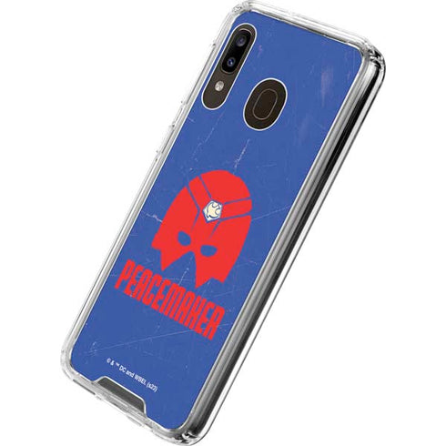 DC Comics Peacemaker Helmet Galaxy A30 Clear Case