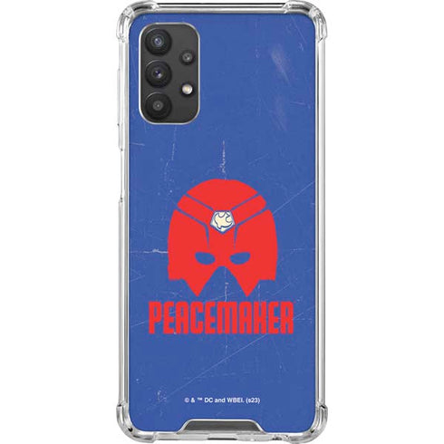 DC Comics Peacemaker Helmet Galaxy A32 5G Clear Case
