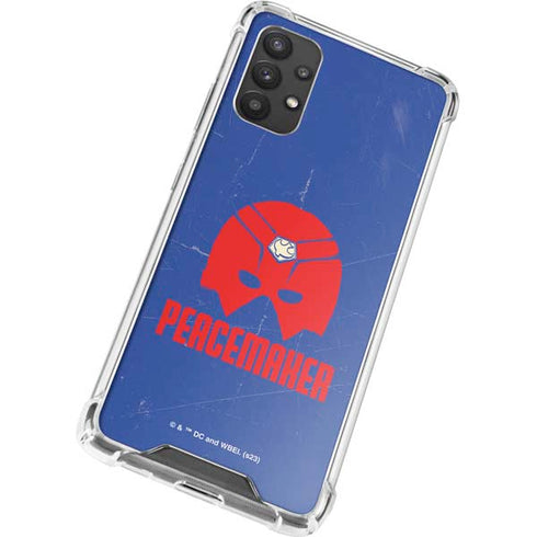 DC Comics Peacemaker Helmet Galaxy A32 5G Clear Case